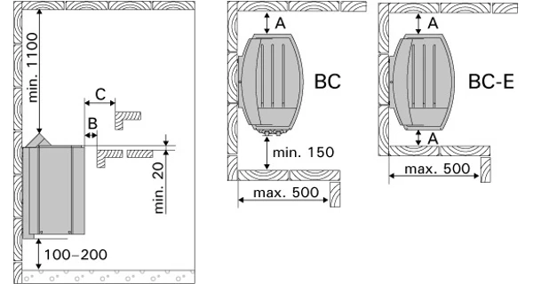 Saunová kamna Harvia Vega Compact BC60 - 6kW