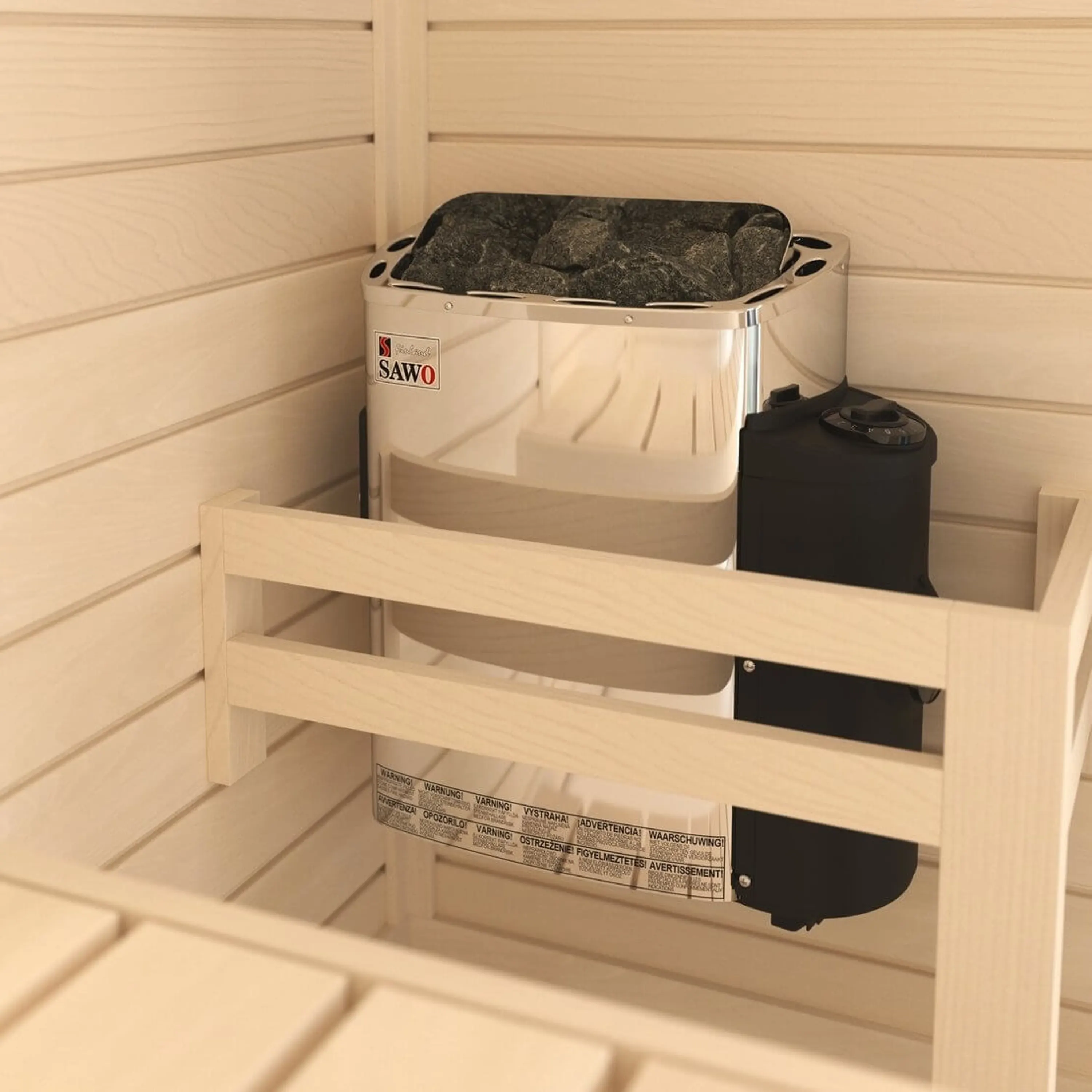 Sawo Mini 3,6 kW s integrovaným ovladačem Obrázek