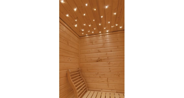 Saunové světlo hvězdná obloha - Karibu