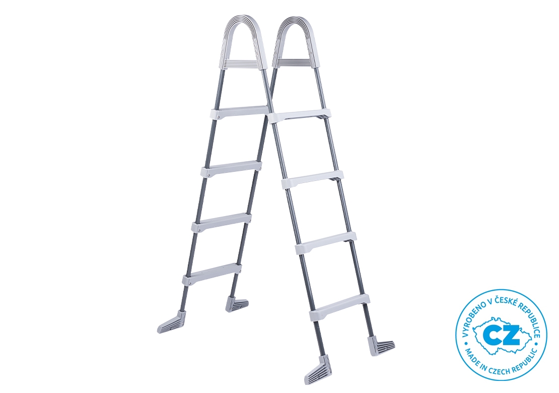 Marimex | Schůdky k bazénům - výška stěny do 1,22 m - šedé (poškozený obal) | 109500361