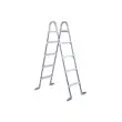Schůdky k bazénům - výška stěny do 1,22 m - šedé (poškozený obal)