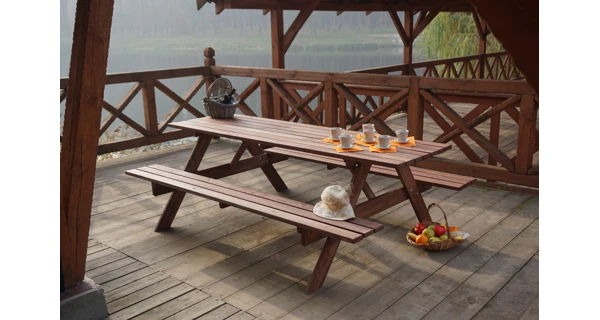 Sestava dřevěná PIKNIK 180 cm borovice