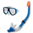 Set brýle a šnorchl žlutý/modrý