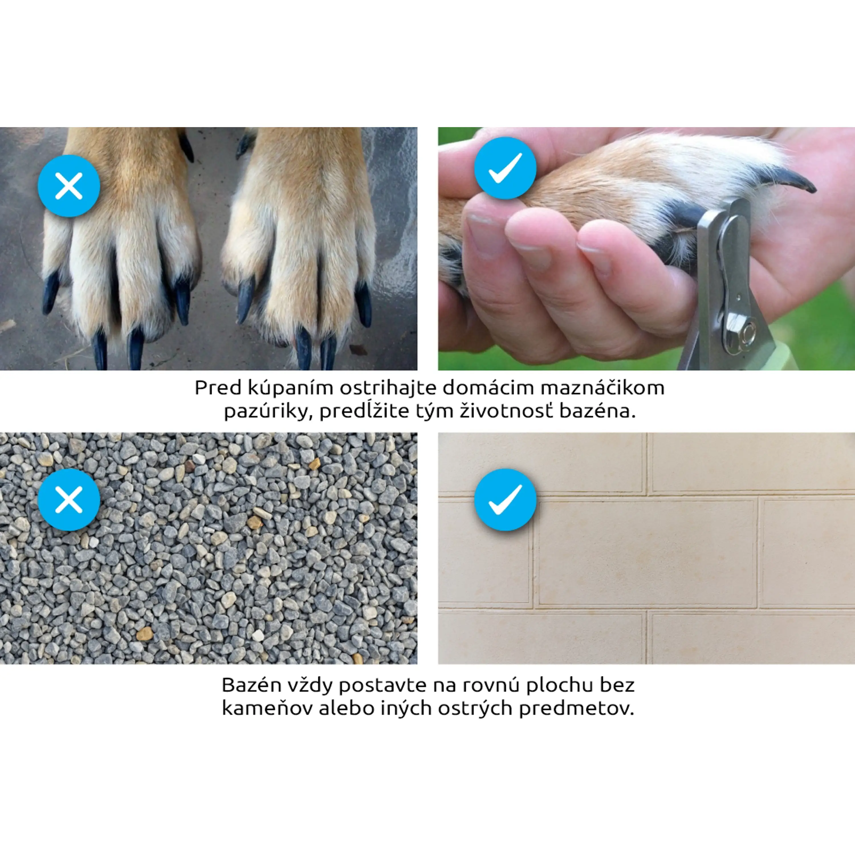 Marimex | Skládací bazén pro psy - Ø 80 cm | 10210057 Obrázek