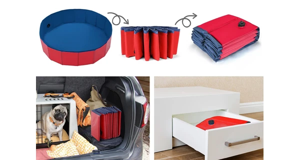 Skládací bazén pro psy - Ø 100 cm