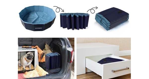 Skládací bazén pro psy - Ø 80 cm