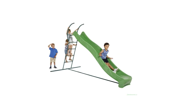 Skluzavka s přípojkou na vodu červená 2,9 m