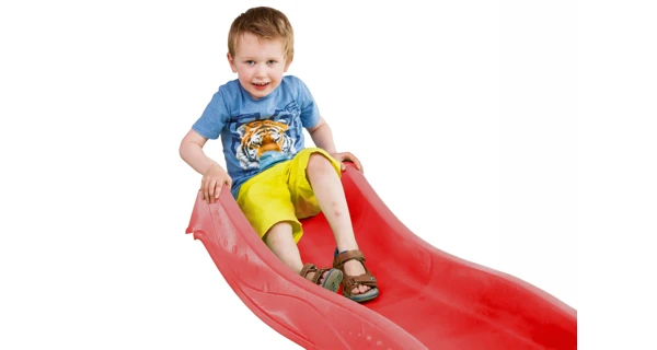 Skluzavka s přípojkou na vodu červená 3,0 m