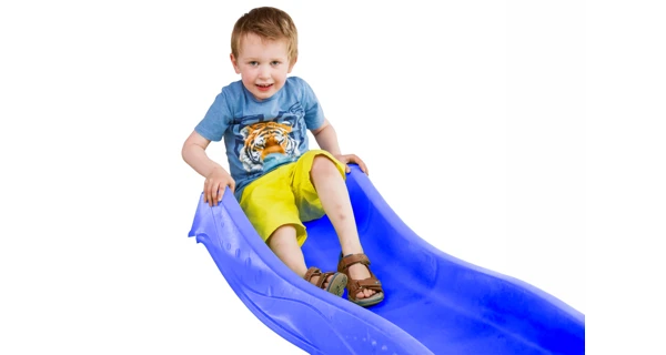 Skluzavka s přípojkou na vodu - modrá 3,0 m