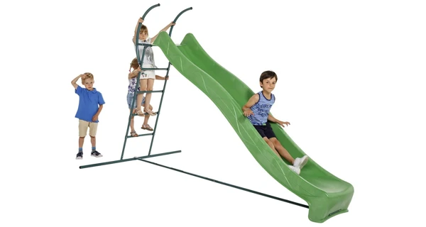 Skluzavka s přípojkou na vodu zelená 1,75 m