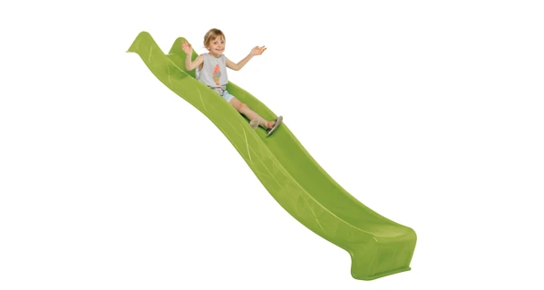 Skluzavka s přípojkou na vodu zelená 2,9 m