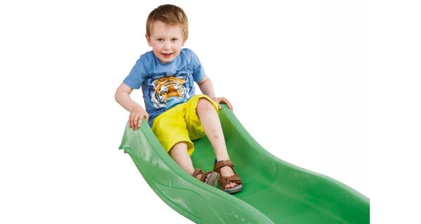 Skluzavka s přípojkou na vodu zelená 3,0 m