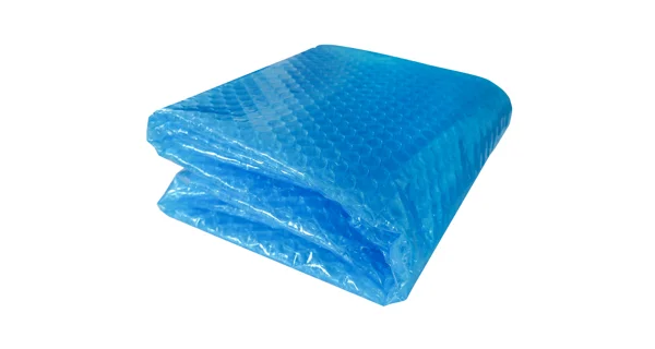 Solární plachta modro-transparentní pro čtvercové vířivé bazény 1,45 x 1,45 m