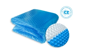 Solární plachta modro-transparentní pro kruhové vířivé bazény s Ø hladiny 1,65 m