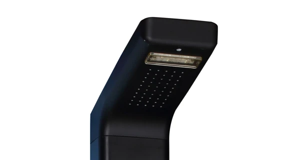 Solární sprcha UNO 35 l hliníková s LED světlem (poškozený obal)