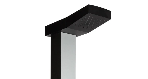 Solární sprcha UNO 40 l, hliníková, lomená