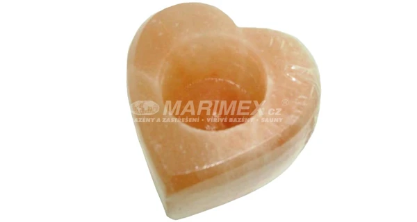 Solný svícen 0,7-0,8 kg - srdce