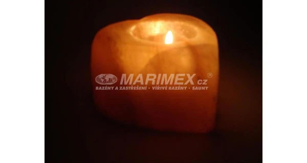 Solný svícen 0,7-0,8 kg - srdce