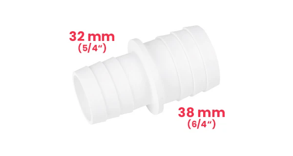 Spojka hadicová redukovaná (32mm/38mm)