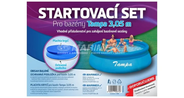 Startovací set pro bazény Tampa 3,05 m (podložka, krycí plachta)