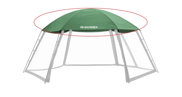 Střecha - tkanina zelená  - pro zastřešení Pool House M2