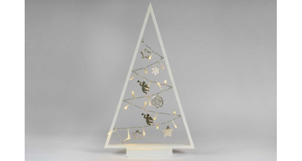 Stromeček 20 LED - bílá