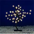Stromek s květy 48 LED - teplá bílá