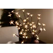 Stromek s květy 48 LED - teplá bílá