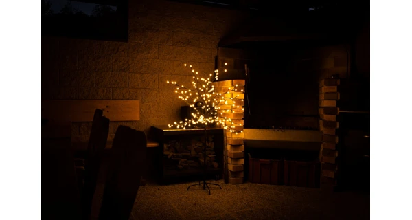 Stromek s žárovkami 200 LED - teplá bílá