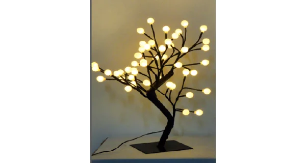 Stromek s žárovkami 48 LED - teplá bílá