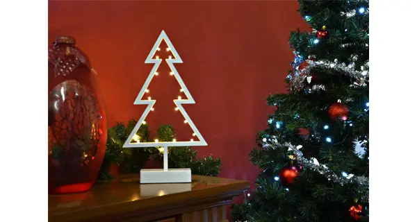 Stromek vánoční stojící - 38 cm - 20 LED