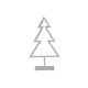 Stromek vánoční stojící - 38 cm - 20 LED