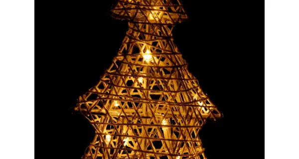 Stromek vánoční stojící - 40 cm - 20 LED