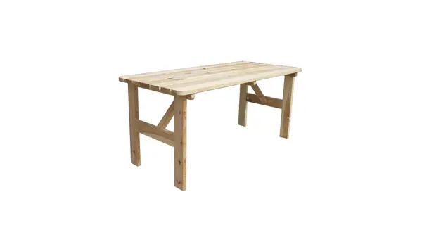 Stůl dřevěný Viking 180 cm + 2x lavice Viking 180 cm