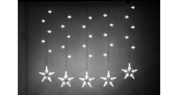 Světelné hvězdy 100 LED - studená bílá