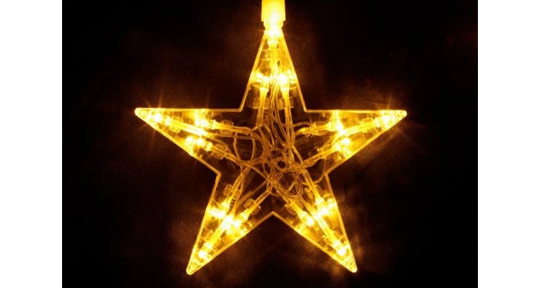Světelné hvězdy 100 LED - teplá bílá