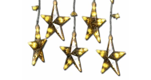 Světelné hvězdy 100 LED - teplá bílá