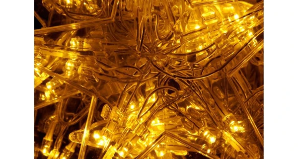 Světelné hvězdy 100 LED - teplá bílá