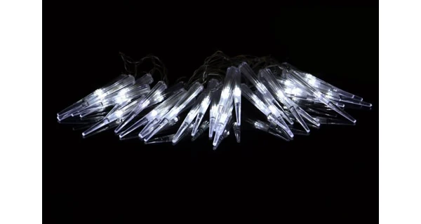 Světelné rampouchy 60 LED - studená bílá