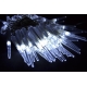 Světelné rampouchy 60 LED - studená bílá