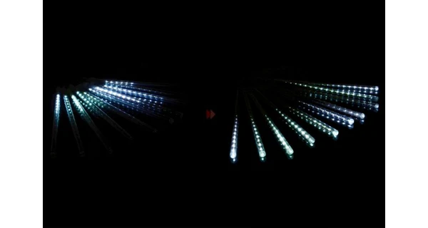 Světelné rampouchy - vodopádový efekt