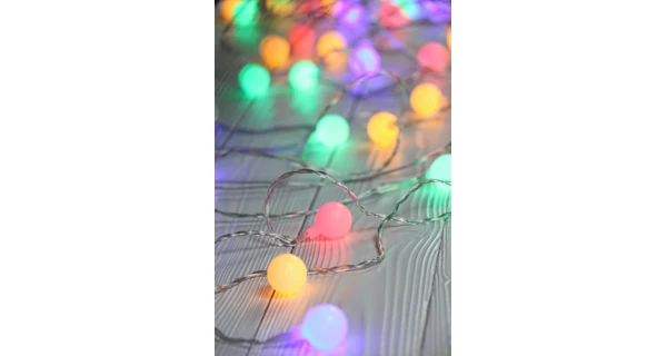 Světelný párty mini řetěz 180 LED - barevná