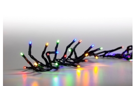 Světelný řetěz 100 LED - barevná - zelená
