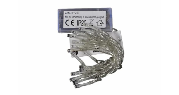 Světelný řetěz 20 LED - teplá bílá