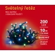 Světelný řetěz 200 LED - barevná