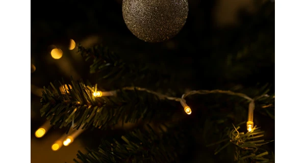 Světelný řetěz 48 LED - teplá bílá - mód