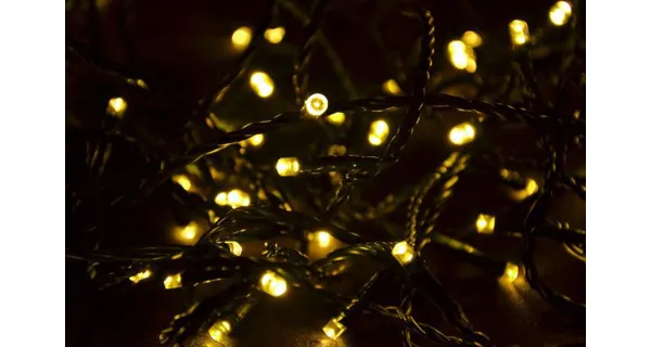 Světelný řetěz 80 LED - teplá bílá