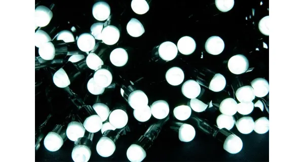 Světelný řetěz maxi 100 LED - studená bílá