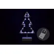 Světelný stromek 20 LED - studená bílá
