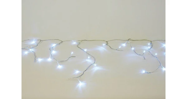 Světelný závěs - 144 LED - studená bílá